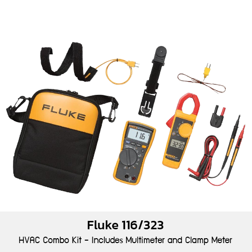 Fluke 116/323 HVAC Combo Kit