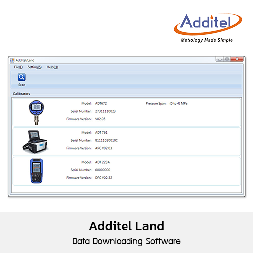 Additel Land Software