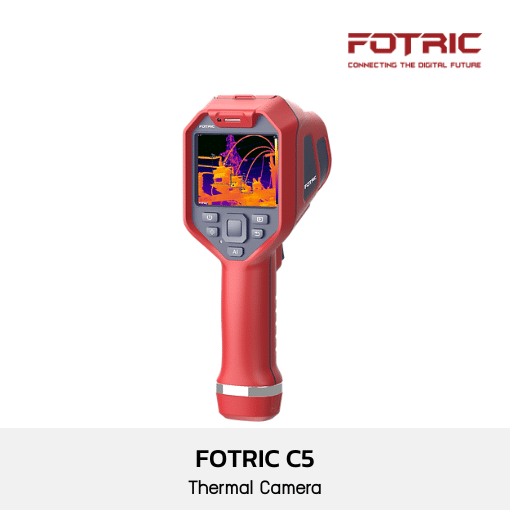 กล้องถ่ายภาพความร้อน fotric c5 ขนาดกะทัดรัดและคุ้มค่าเหมาะสำหรับงานซ่อมบำรุง