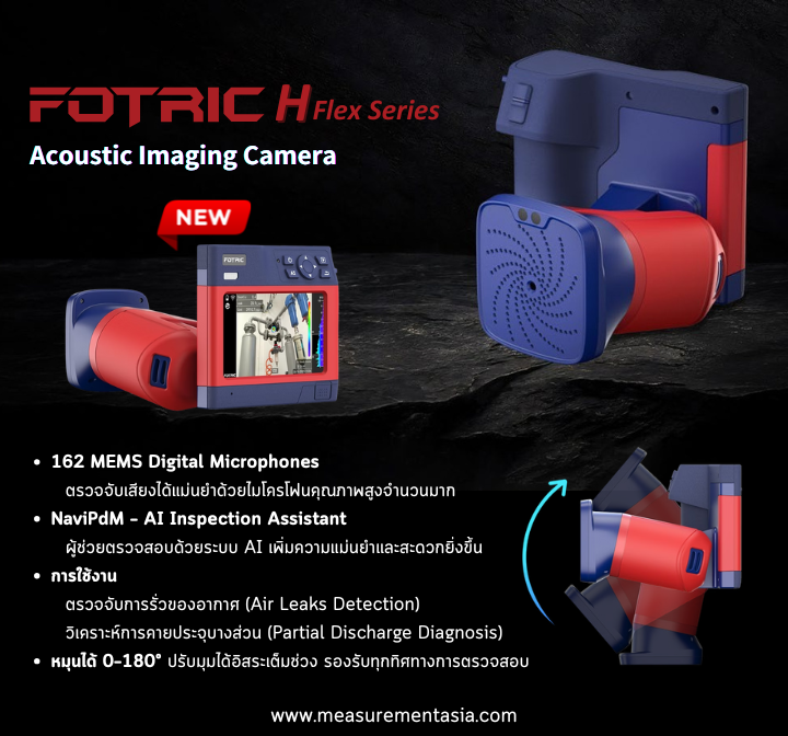 FOTRIC H6Flex กล้องถ่ายภาพเสียง